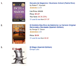 El Mago Amazon Sep.11 <a href="https://web.archive.org/web/20150910215408/http://www.owachy.com/2011/09/el-mago-top-3-en-amazon.html">El Mago: TOP 3 en Amazon</a>