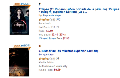 El Rumor Amazon.com 31.Ene .12 Amazon TOP-10