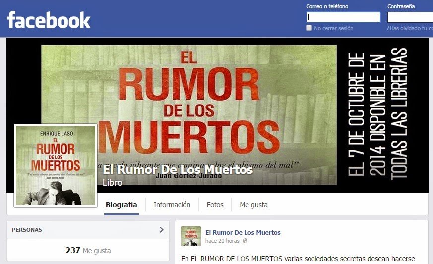 Face EL RUMOR DE LOS MUERTOS página oficial en Facebook