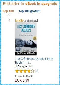 Crimenes No1 ITA Jul.16 #LosCrímenesAzules 15 meses de éxito en #Amazon